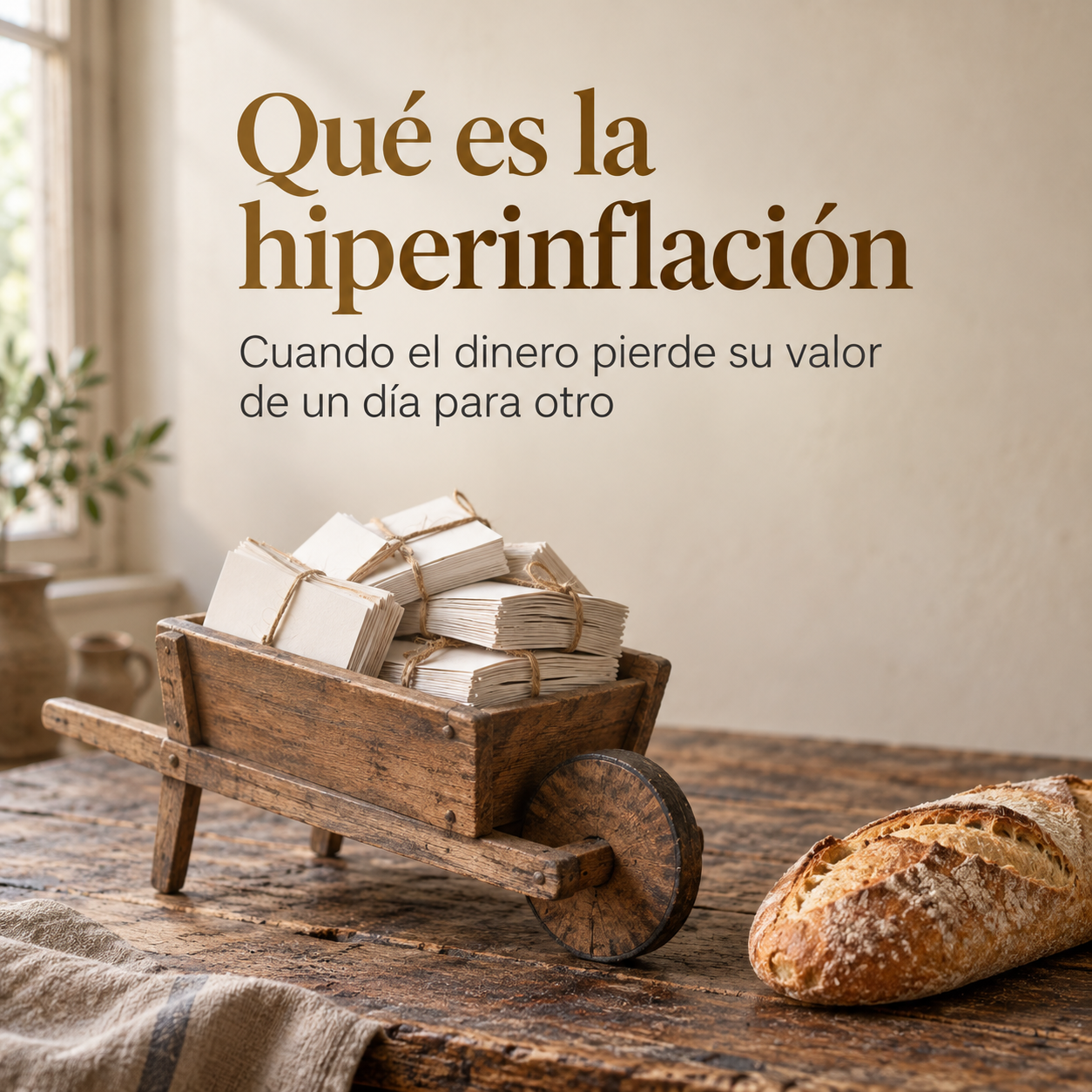 Qué es la hiperinflación y por qué se produce