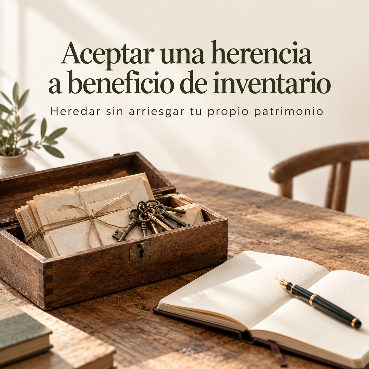 Qué significa aceptar una herencia a beneficio de inventario y cuándo conviene